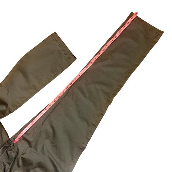 PrAna Double Peak All Around Pants Sz 4 Olive Organic Cotton Ripstop Travel EUC - Picture 7 of 16